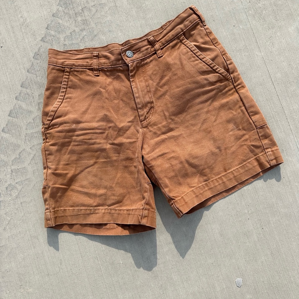 Vintage Patagonia shorts burnt orange size 30 inseam 7 work wear hiking
